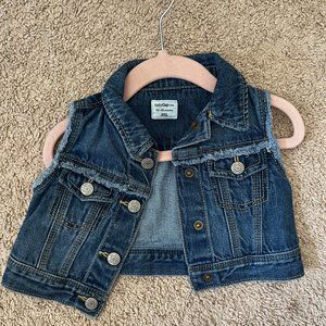 Baby Gap Denim Short Sleeve Vest